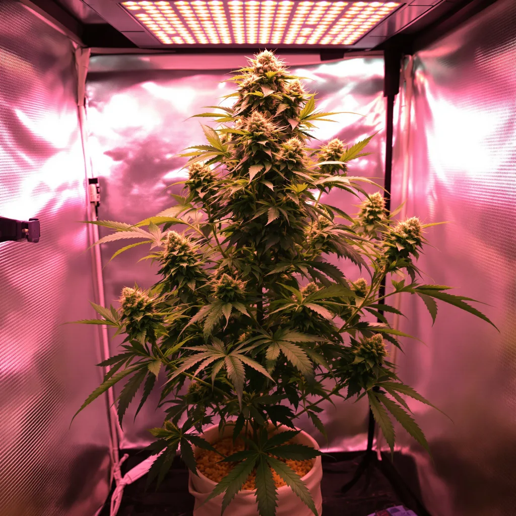 Purple Dream cannabis plant in flowering stage — 120-180 cm feminised