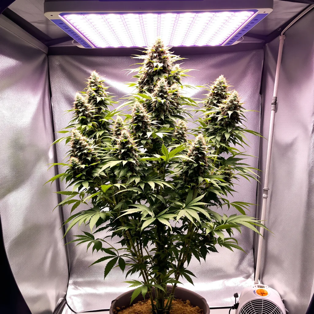 Purple Elephant cannabis plant in flowering stage — 120-180 cm feminised