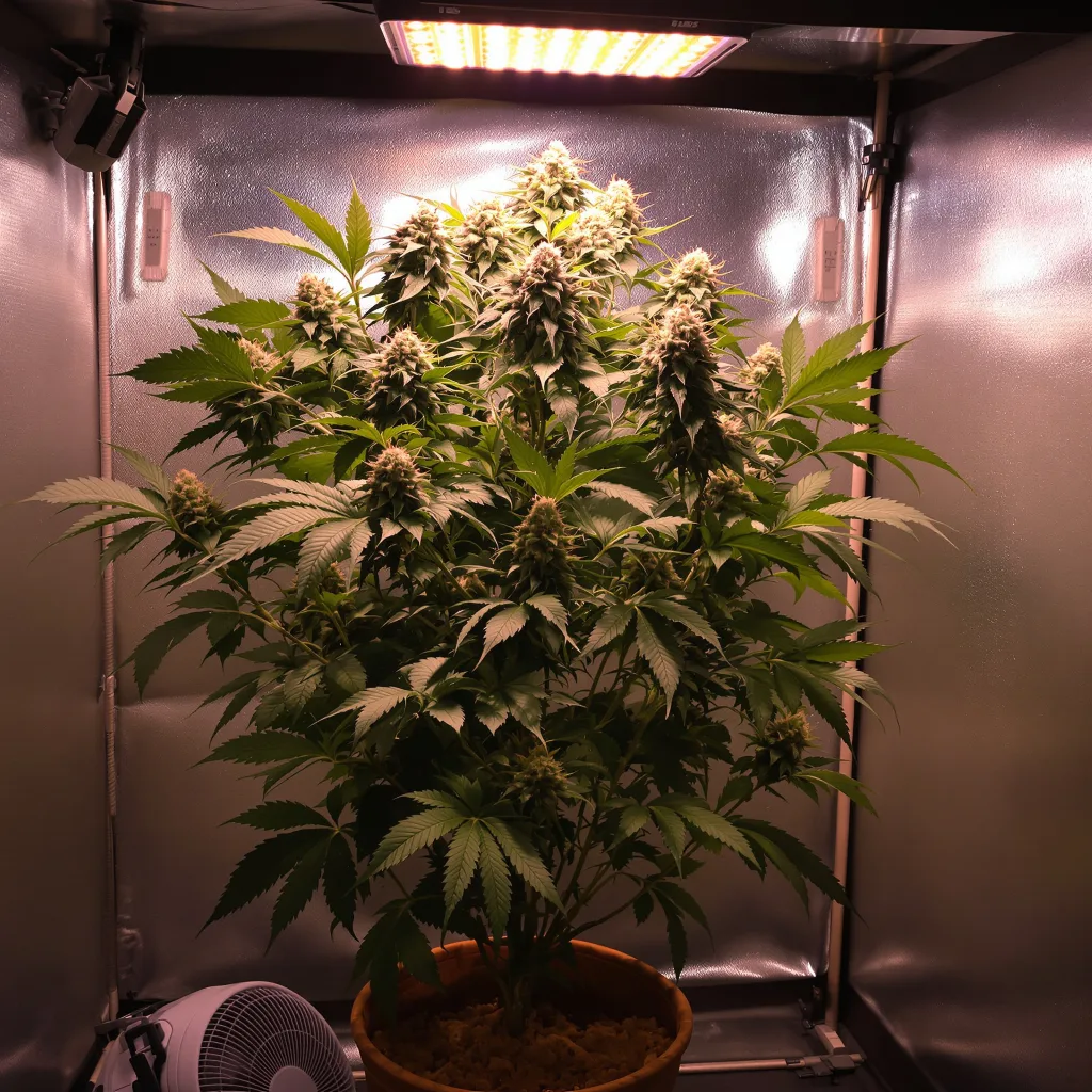 Purple Martian Kush cannabis plant in flowering stage — 90-130 cm feminised