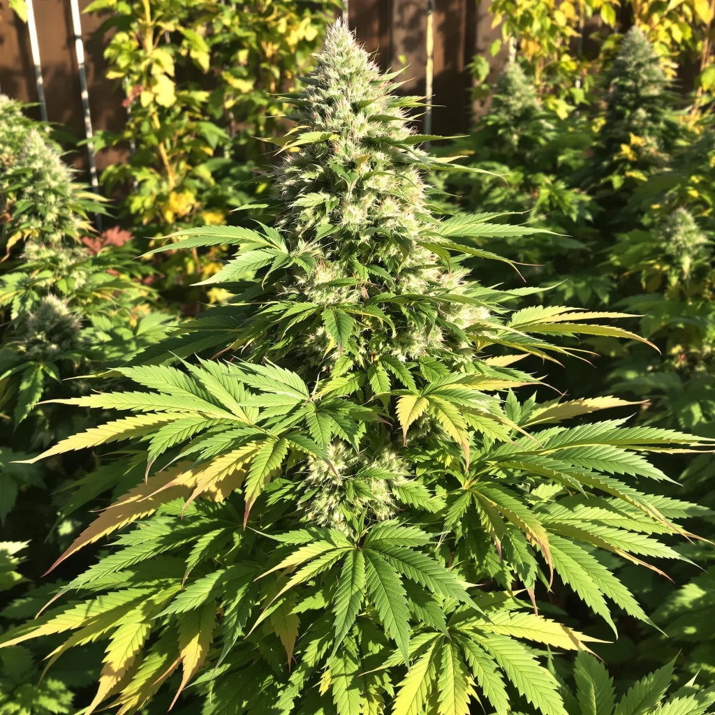 Purple Mr. Nice 74% indica / 26% sativa flower with visible trichomes