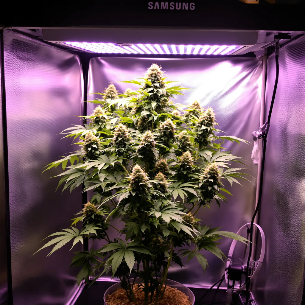 Purple Nepal Candy cannabis plant in flowering stage — 120-180 cm feminised