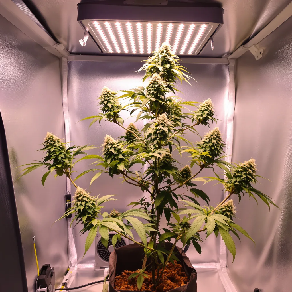 Purple Pantera cannabis plant in flowering stage — 120-180 cm feminised