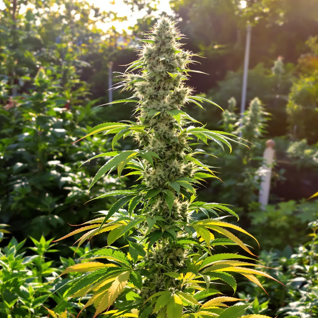 Race Fuel OG 51% indica / 49% sativa flower with visible trichomes