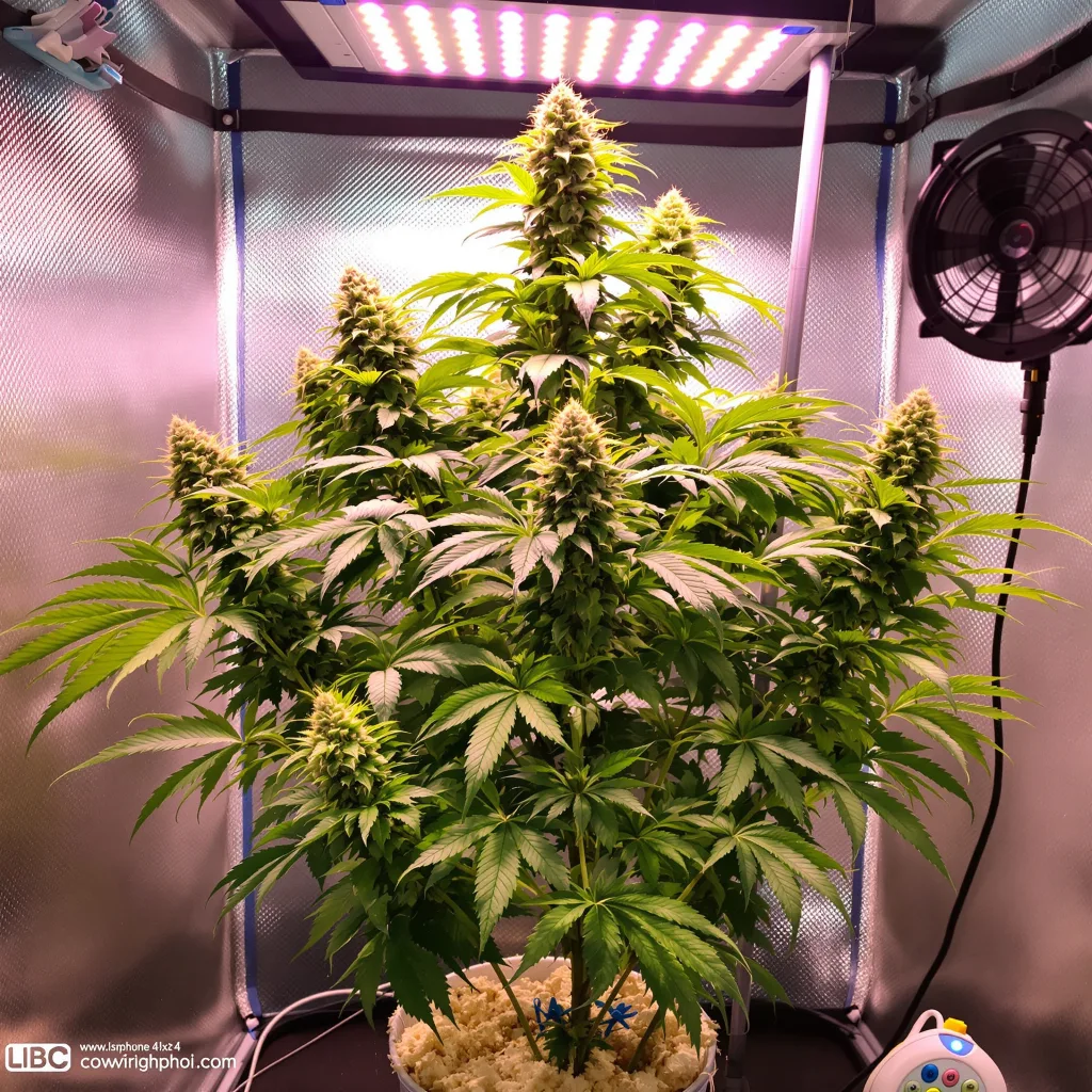 Raisinberry cannabis plant in flowering stage — 90-130 cm feminised