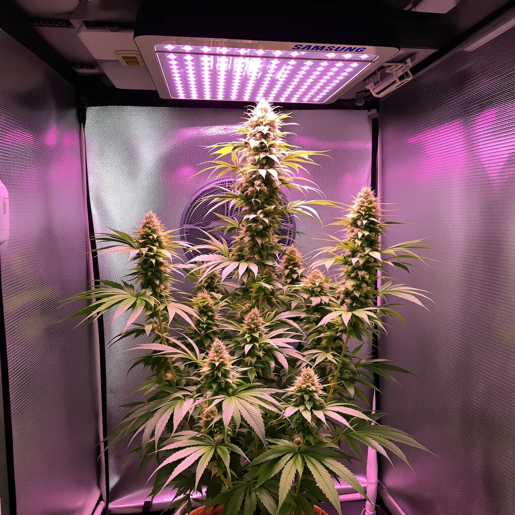 Raspberry Cough Kush cannabis plant in flowering stage — 150-200 cm feminised