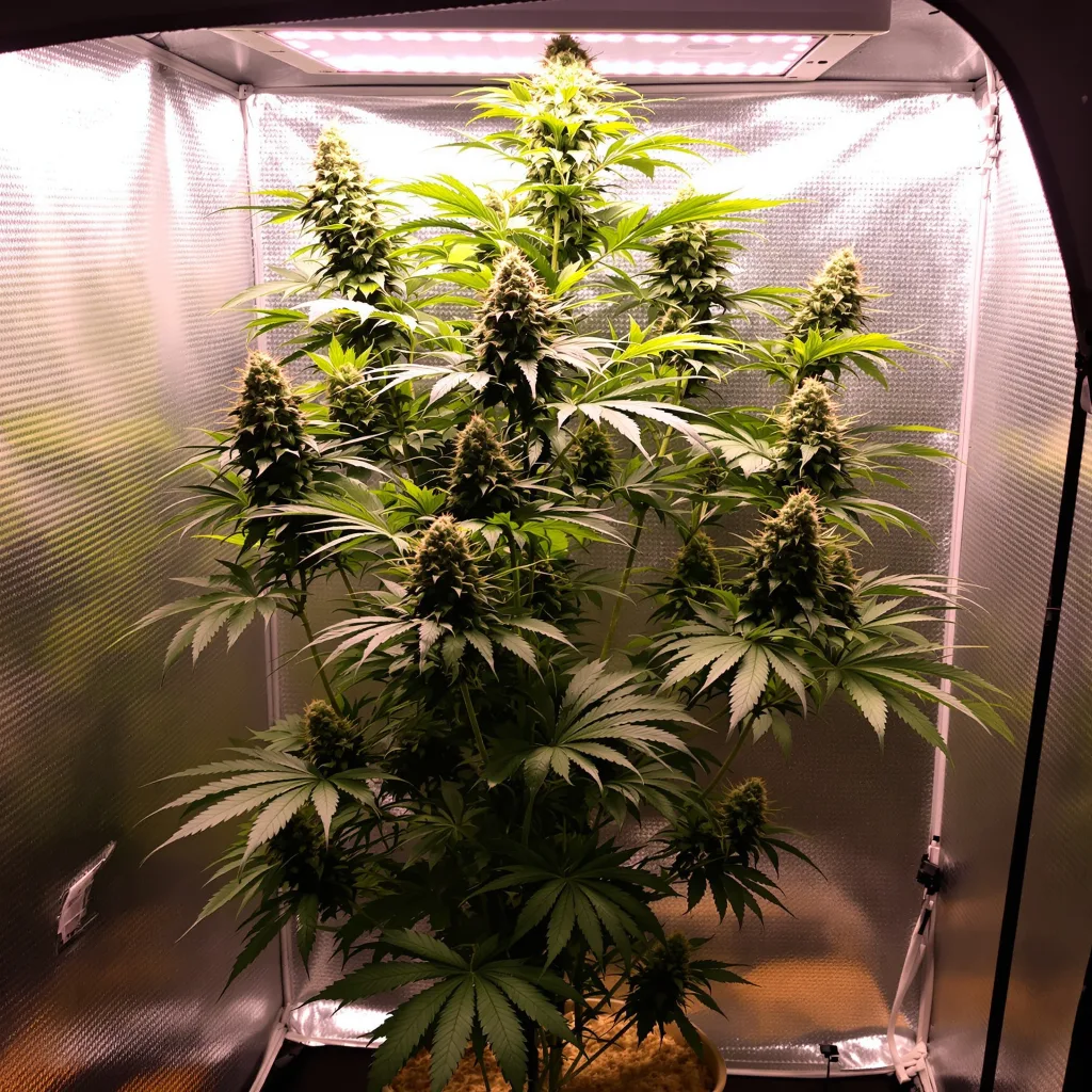 Red Headed Stranger cannabis plant in flowering stage — 150-200 cm feminised