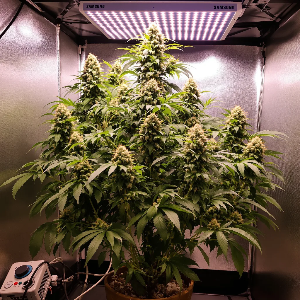 Redwood Kush cannabis plant in flowering stage — 120-180 cm feminised