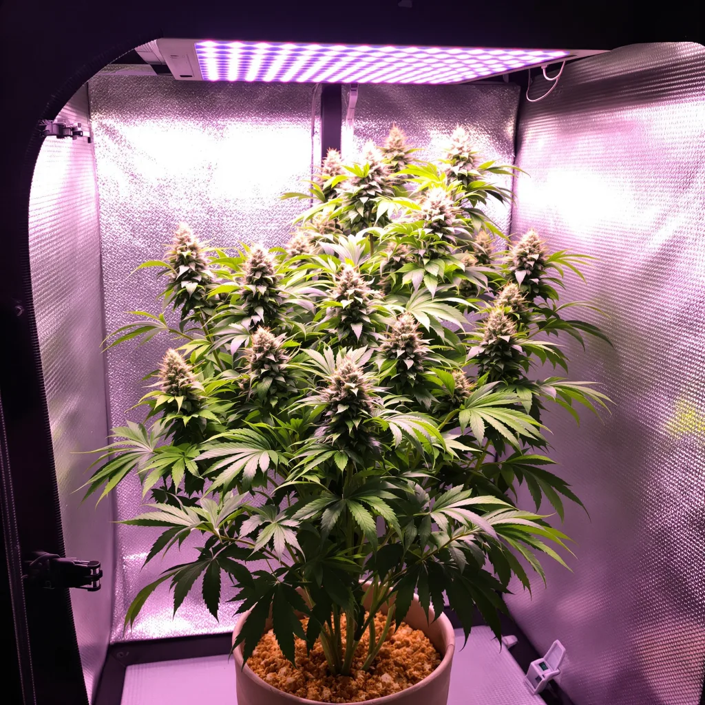 Remedy cannabis plant in flowering stage — 60-100 cm autoflower
