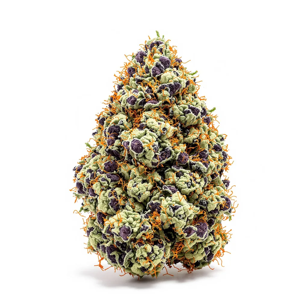 Remedy 68% indica / 32% sativa flower with visible trichomes