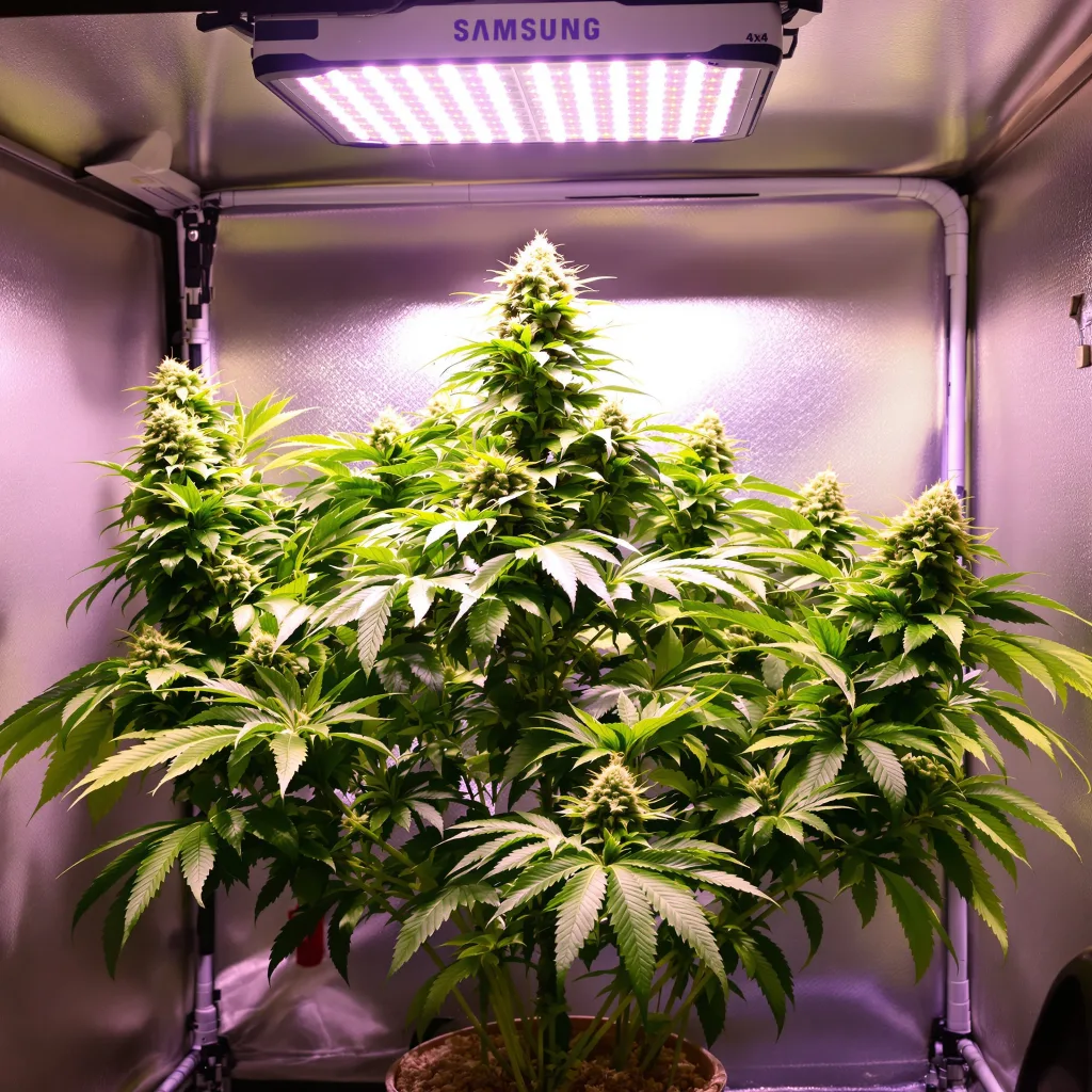 Remo Chemo cannabis plant in flowering stage — 90-130 cm feminised