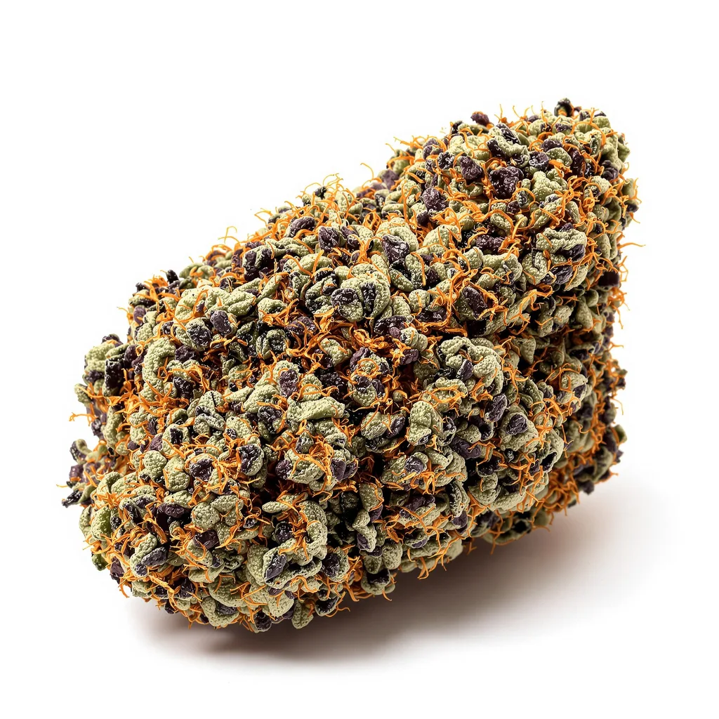 Remo Chemo 88% indica / 12% sativa flower with visible trichomes