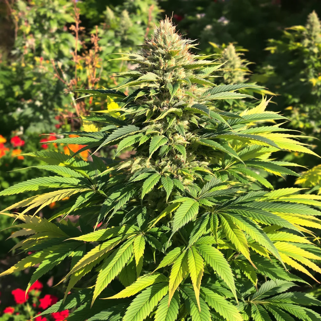 Reserve L.A.K. Federal 77% indica / 23% sativa flower with visible trichomes