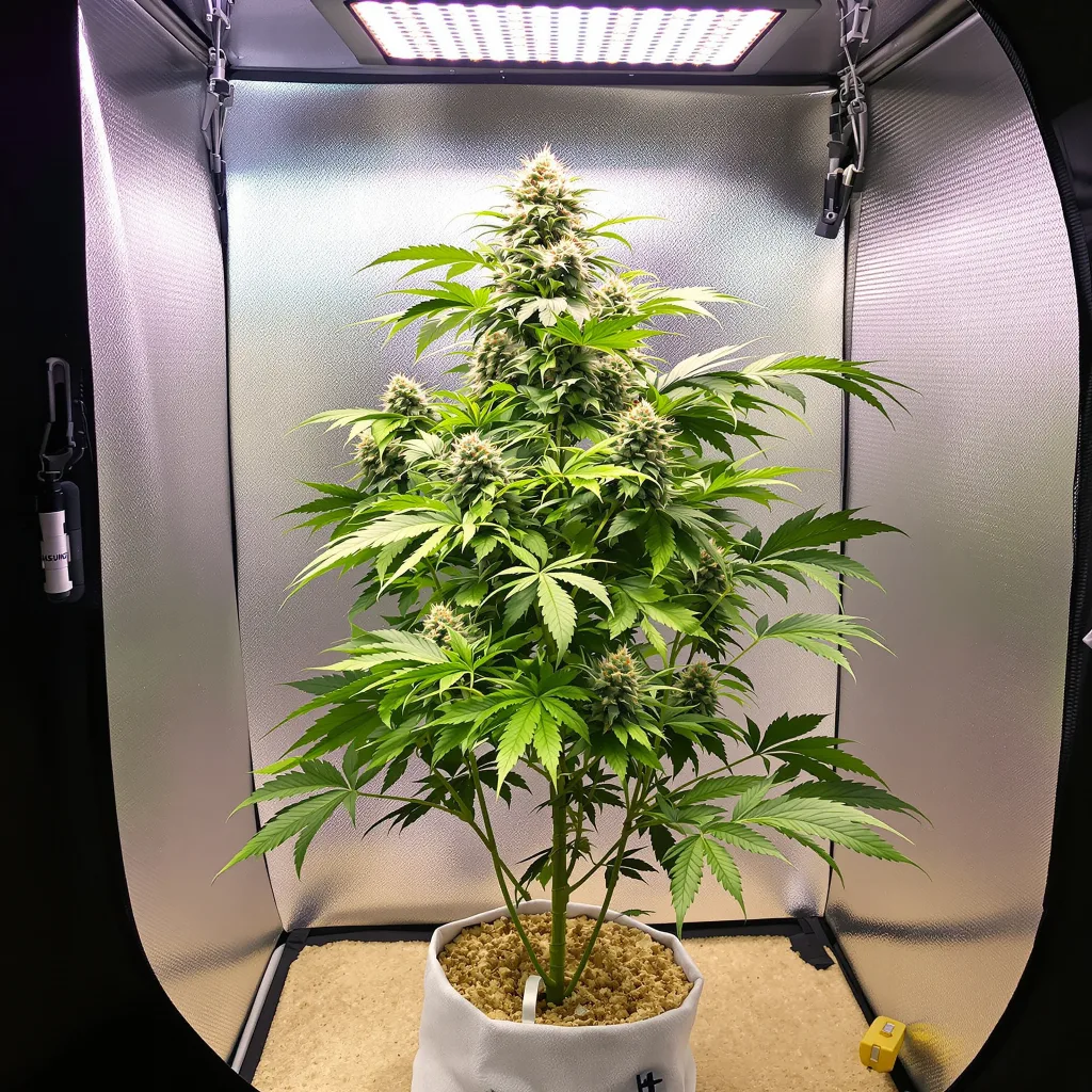 Rip City Purps cannabis plant in flowering stage — 90-130 cm feminised