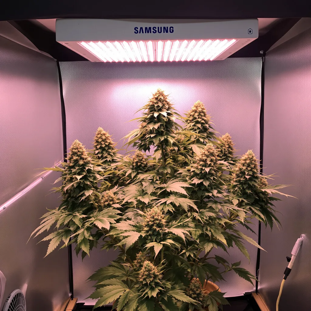 Ripped Bubba cannabis plant in flowering stage — 60-100 cm autoflower
