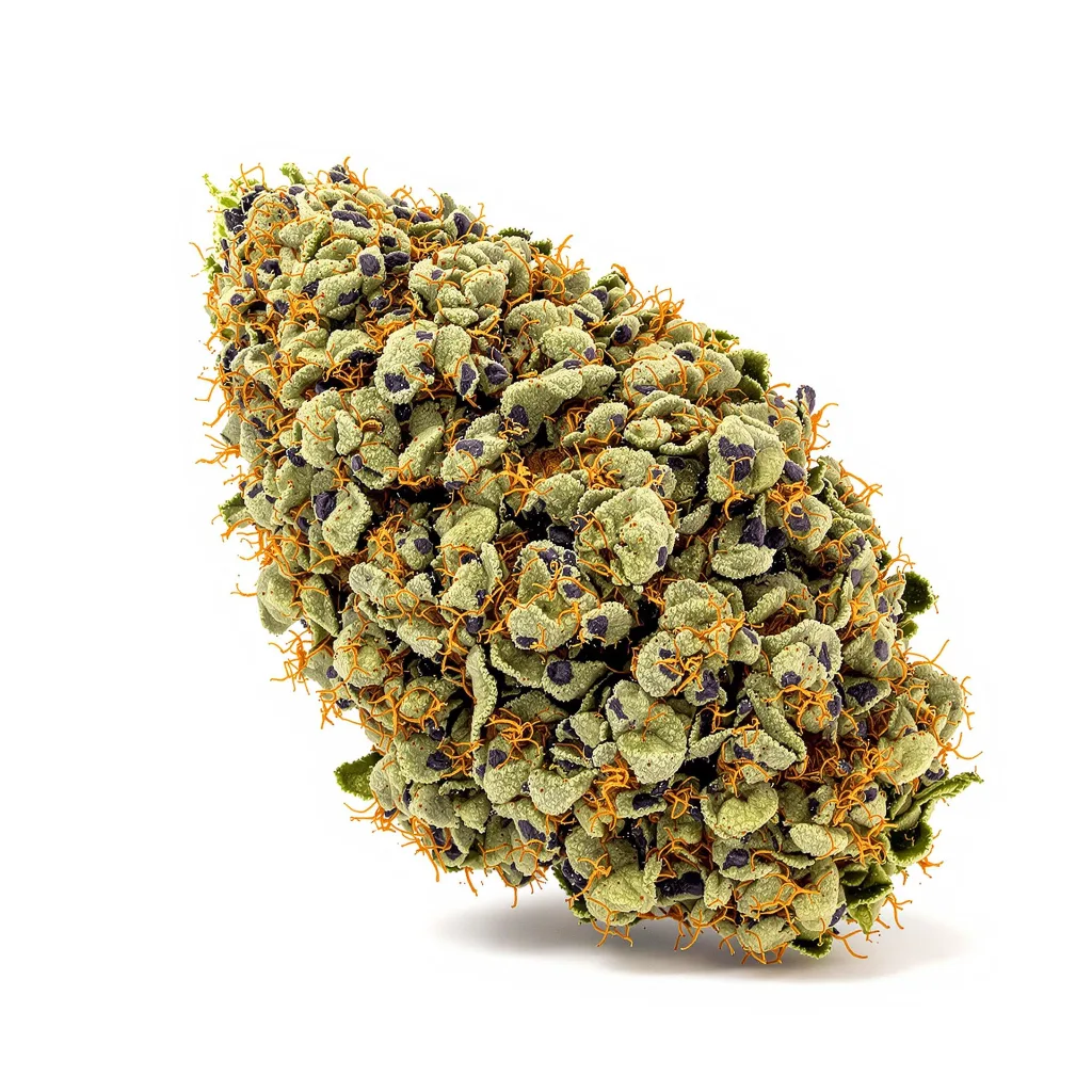 Rob Ford Kush 70% indica / 30% sativa flower with visible trichomes