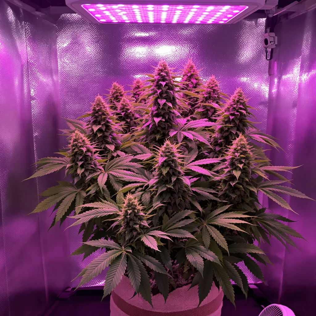 Rockstar Kush cannabis plant in flowering stage — 90-130 cm feminised