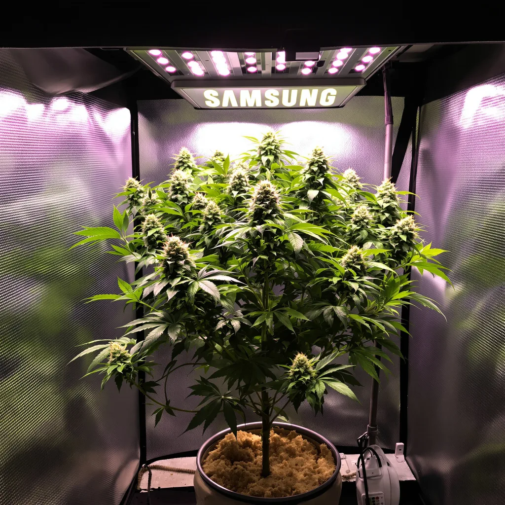 Rocky Mountain Blueberry cannabis plant in flowering stage — 90-130 cm feminised