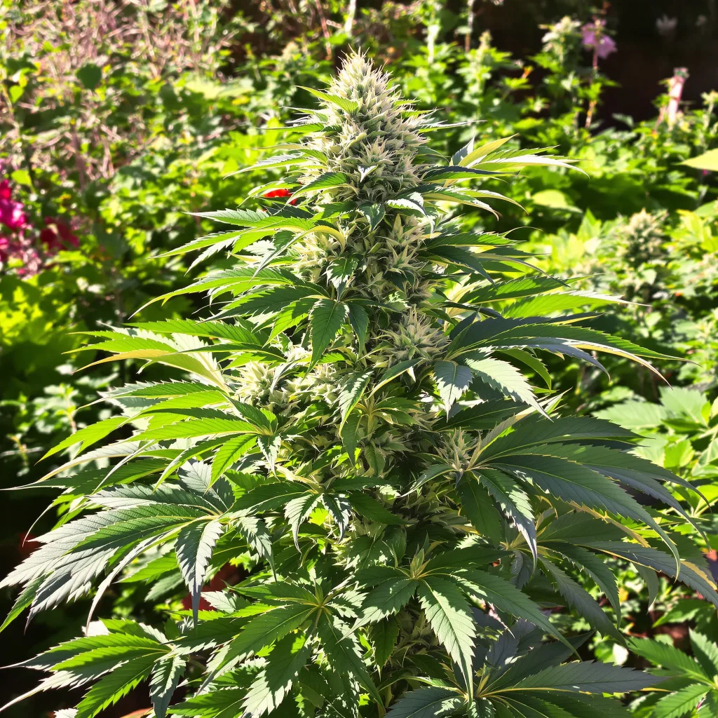 Rocky Mountain Blueberry 89% indica / 11% sativa flower with visible trichomes