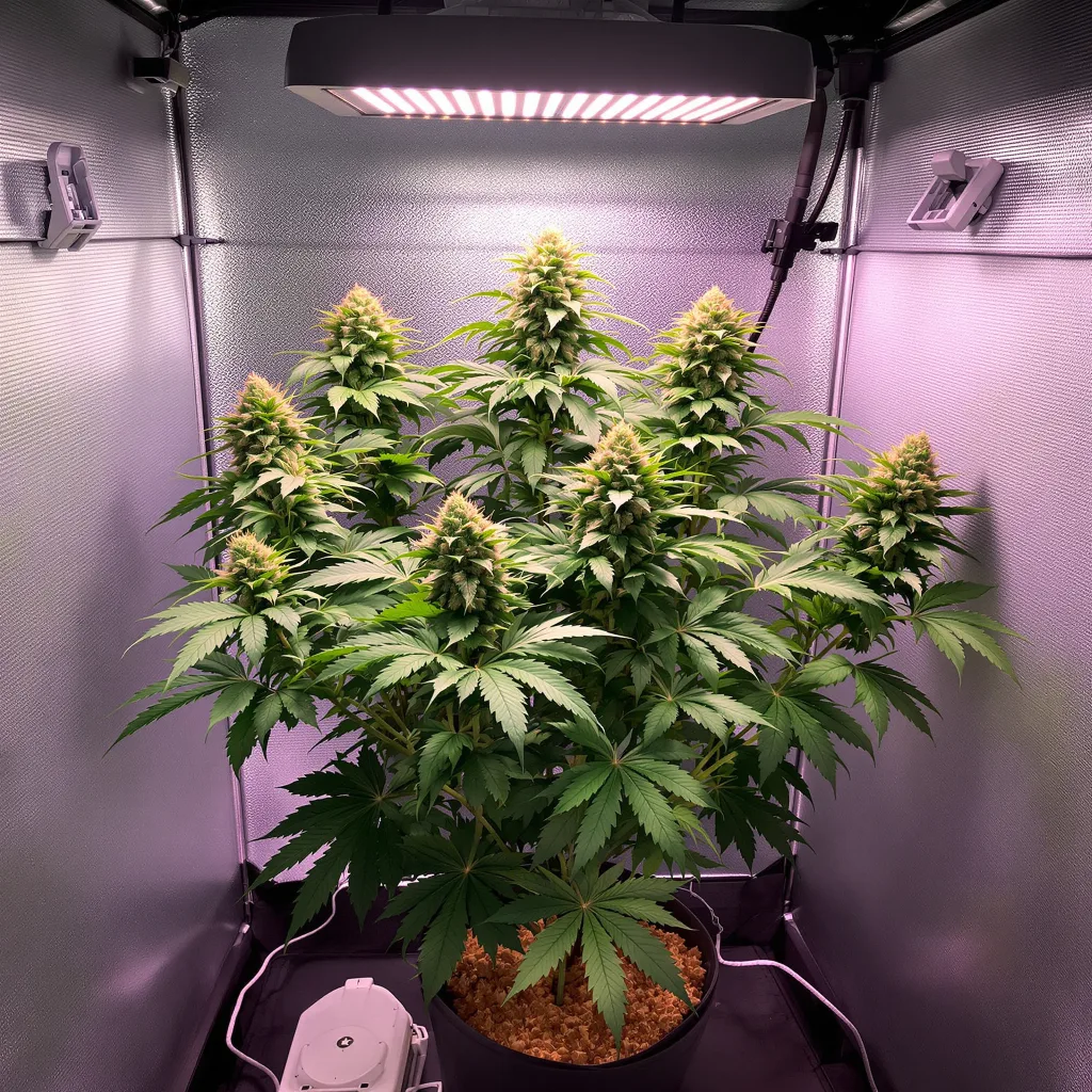 Rose Bud cannabis plant in flowering stage — 90-130 cm feminised