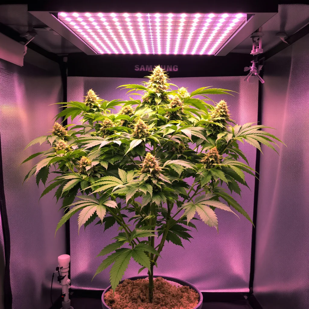 Royal Kush cannabis plant in flowering stage — 60-90 cm autoflower