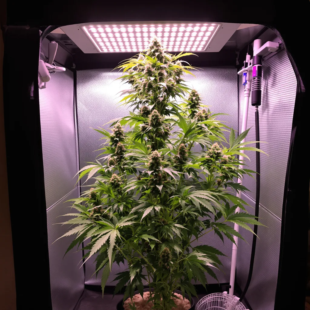 Sage N Sour cannabis plant in flowering stage — 60-100 cm autoflower