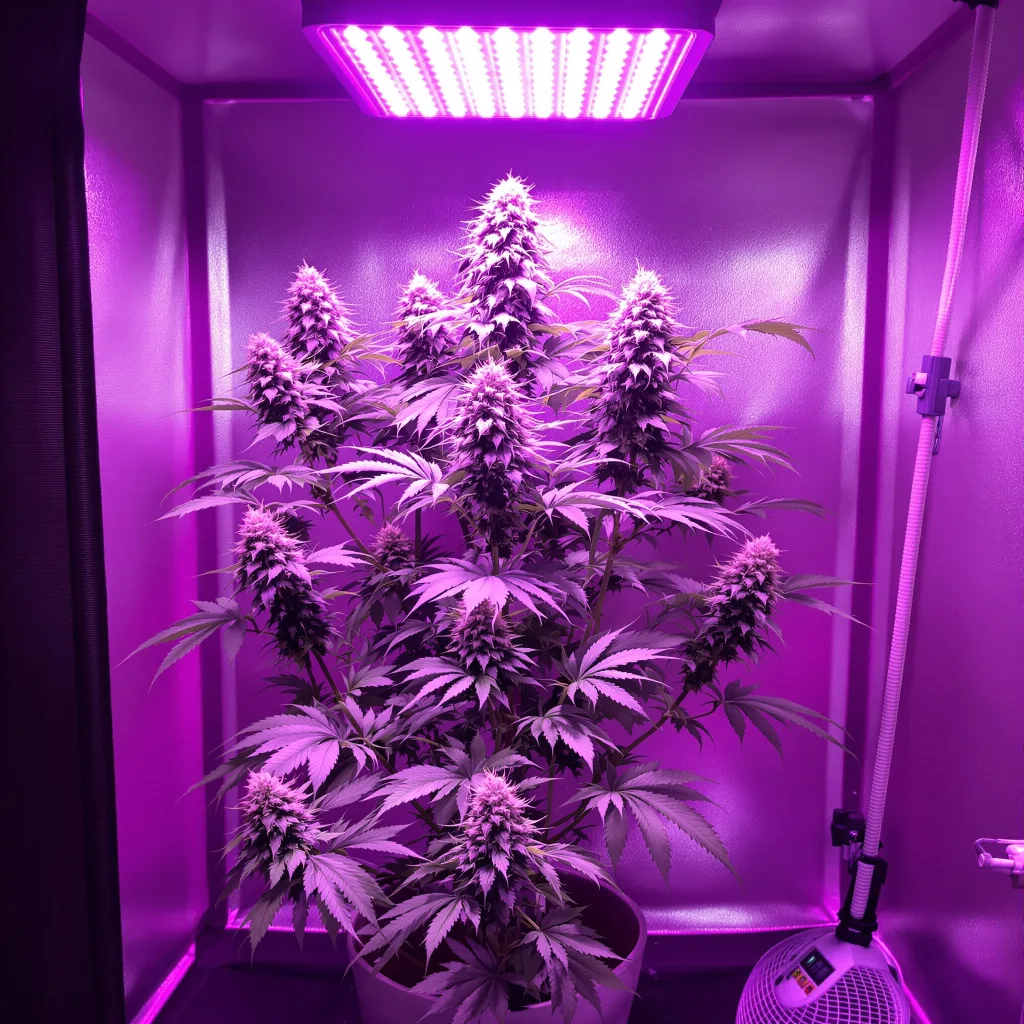 San Fernando Valley Kush cannabis plant in flowering stage — 90-130 cm feminised