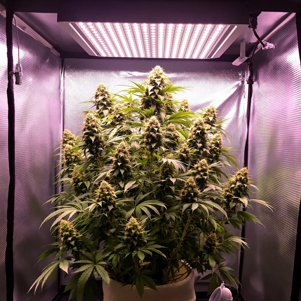 Satellite OG cannabis plant in flowering stage — 120-180 cm feminised