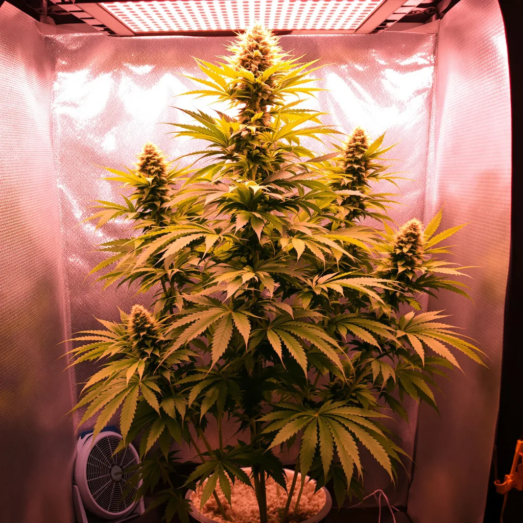 Schrom cannabis plant in flowering stage — 150-200 cm feminised