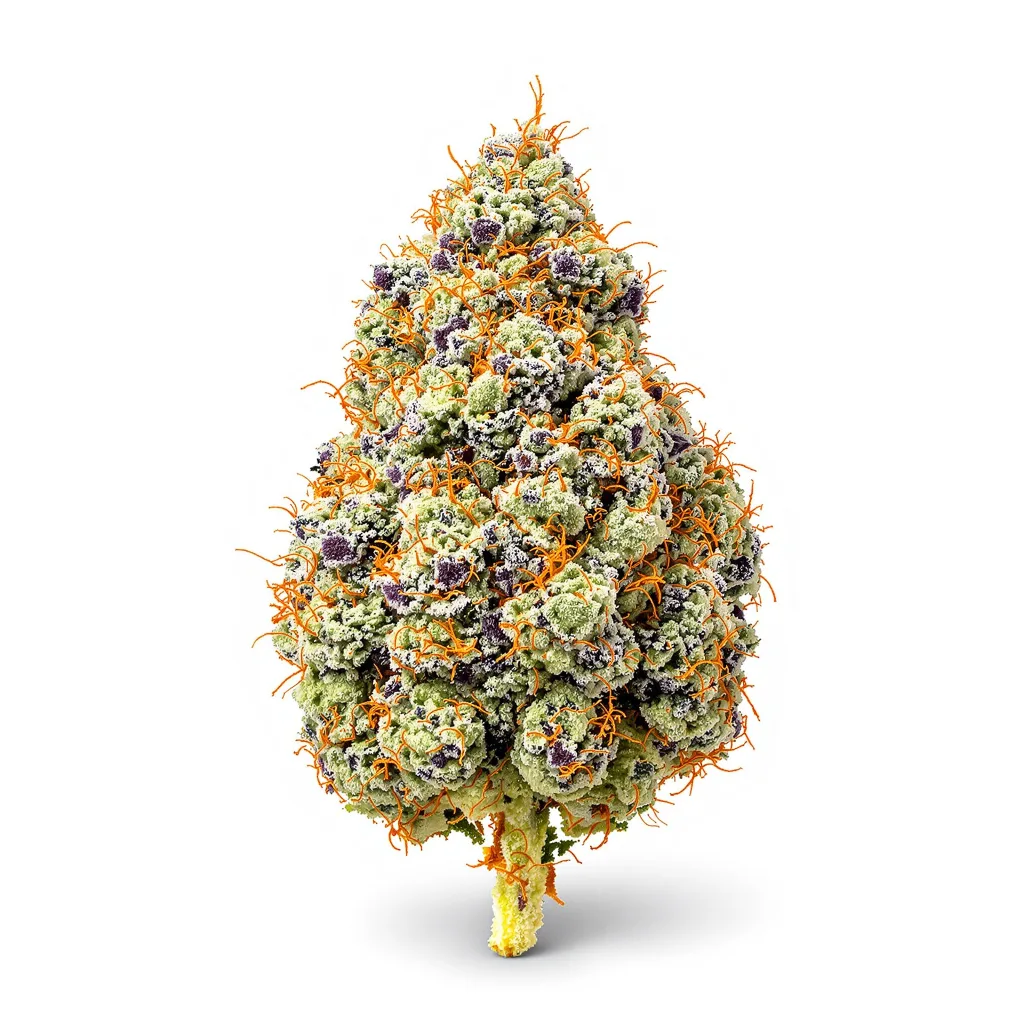 Scooby Snacks 60% indica / 40% sativa flower with visible trichomes
