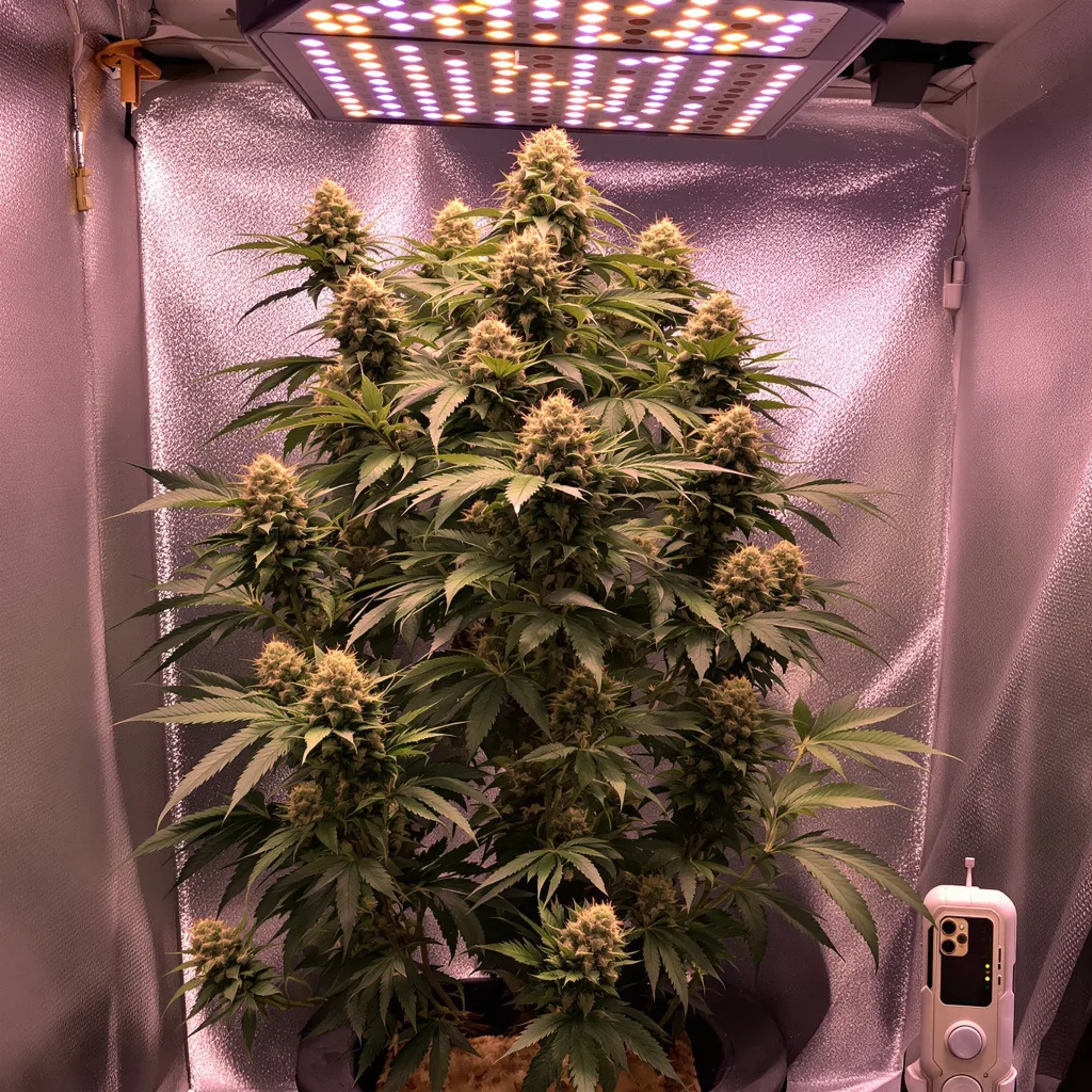 Seattle Blue cannabis plant in flowering stage — 120-180 cm feminised