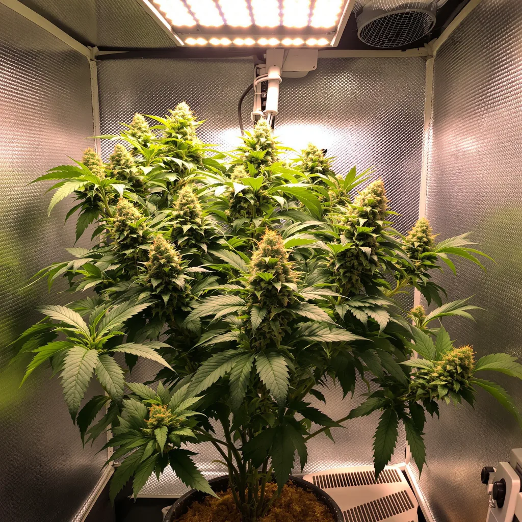 Sensi Skunk cannabis plant in flowering stage — 90-130 cm feminised