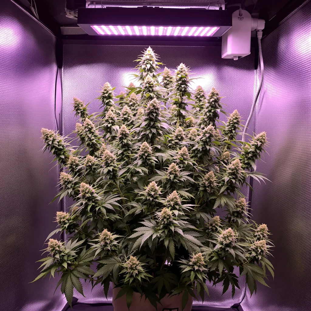 Shark Bite cannabis plant in flowering stage — 120-180 cm feminised