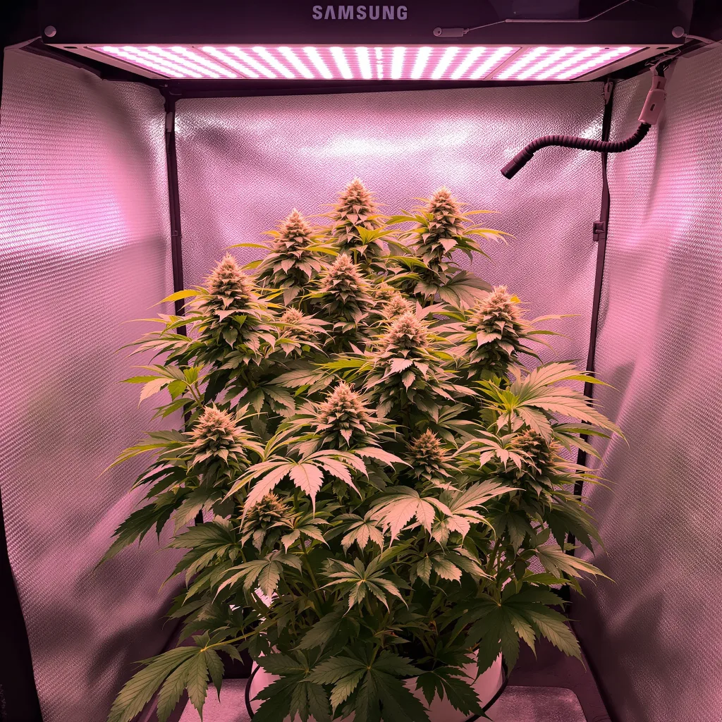 Shishkaberry cannabis plant in flowering stage — 80-110 cm feminised