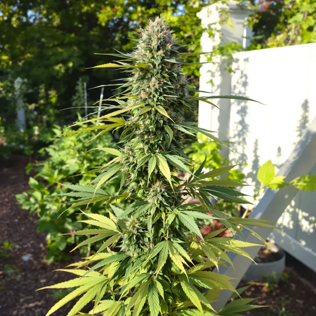 Sierra Mist 39% indica / 61% sativa flower with visible trichomes