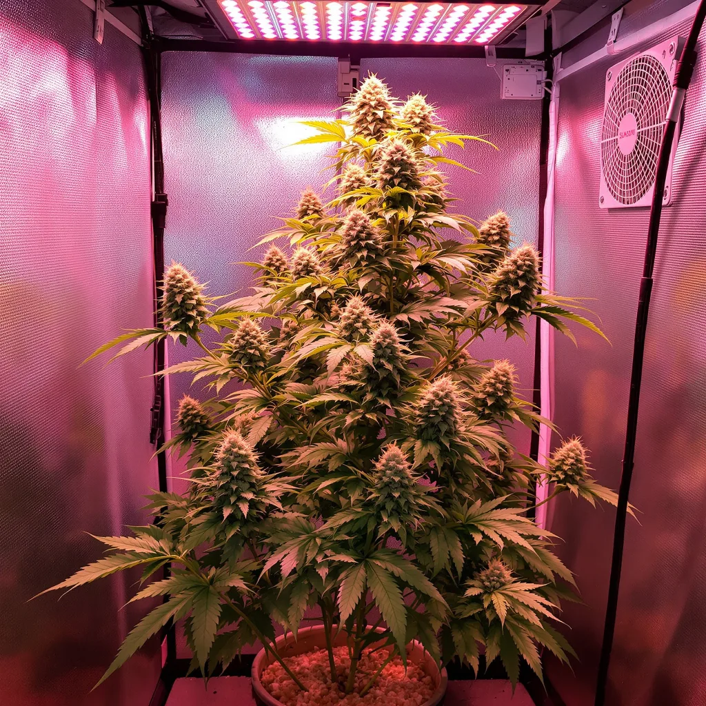 Sister Glue cannabis plant in flowering stage — 120-180 cm feminised
