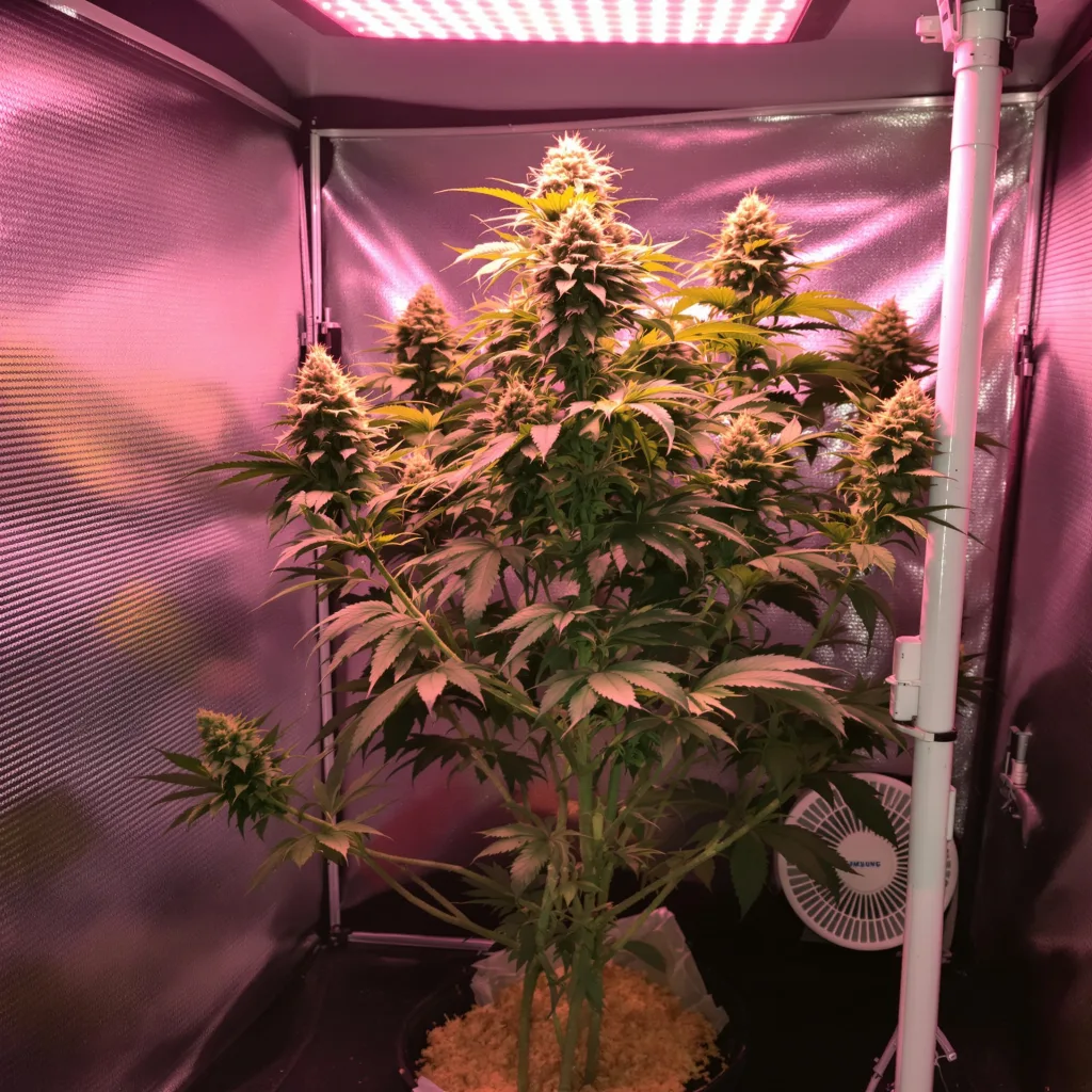 Six Shooter cannabis plant in flowering stage — 100-140 cm autoflower