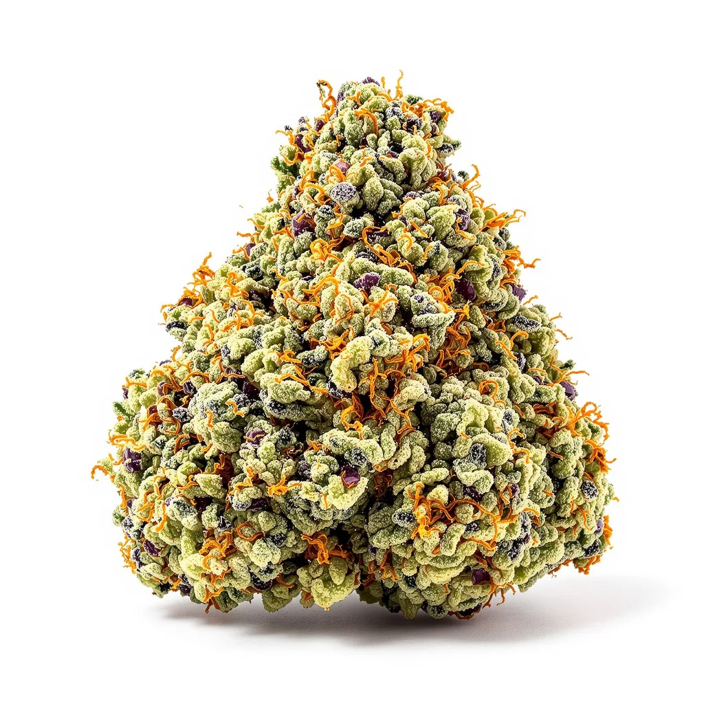 Snoop's Dream 50% indica / 50% sativa flower with visible trichomes