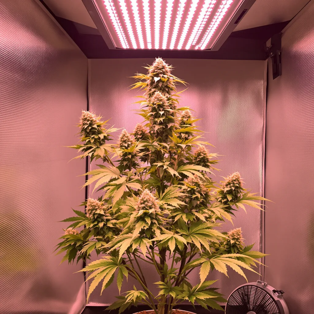 Sour Alien cannabis plant in flowering stage — 60-100 cm autoflower