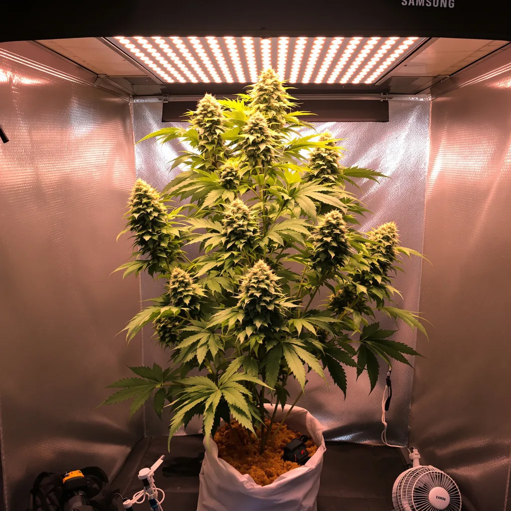 Sour Alien cannabis plant in flowering stage — 120-180 cm feminised