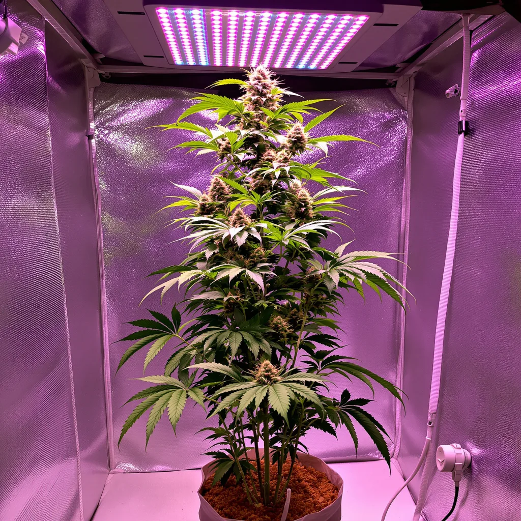 Sour Cream cannabis plant in flowering stage — 150-200 cm feminised