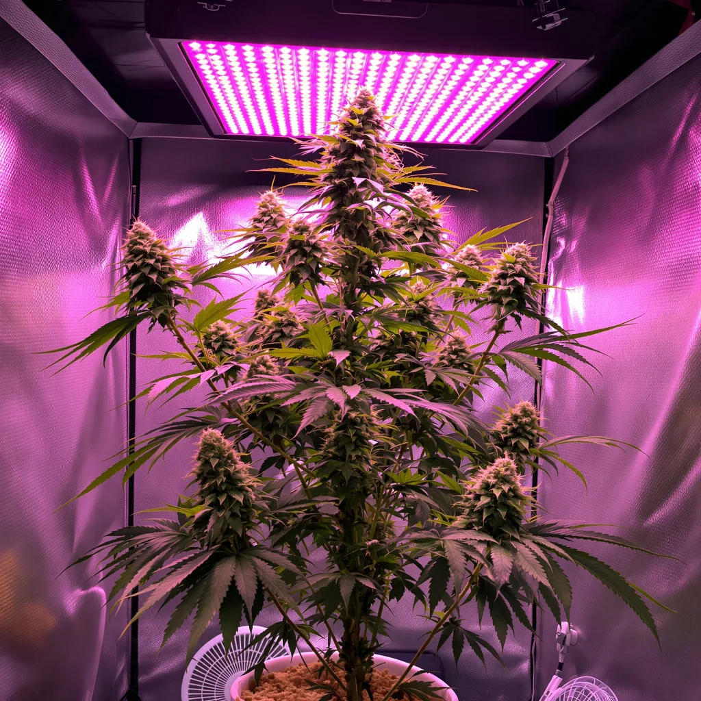 Space Bomb cannabis plant in flowering stage — 120-180 cm feminised