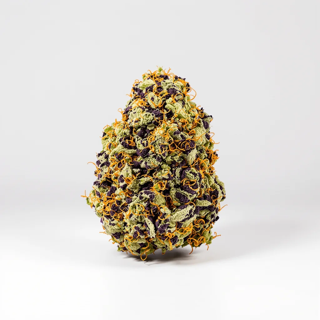 Special Reserve Black Lime 70% indica / 30% sativa flower with visible trichomes