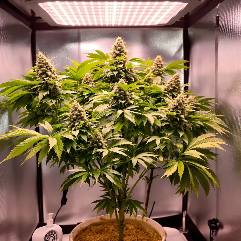 Star Killer cannabis plant in flowering stage — 150 cm feminised