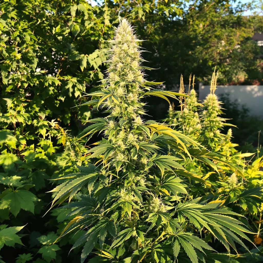 Steve's Dream Queen 20% indica / 80% sativa flower with visible trichomes
