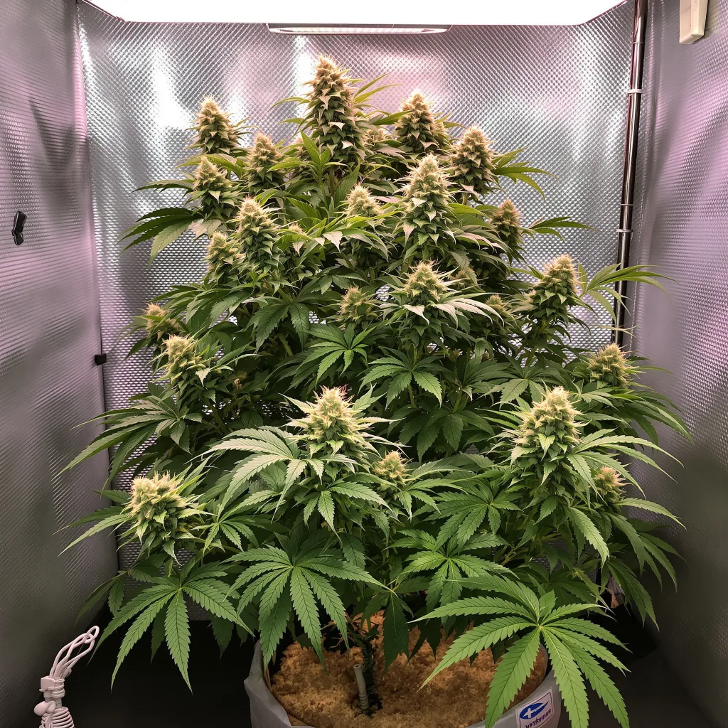Strawberry Cheesecake cannabis plant in flowering stage — 90-130 cm feminised