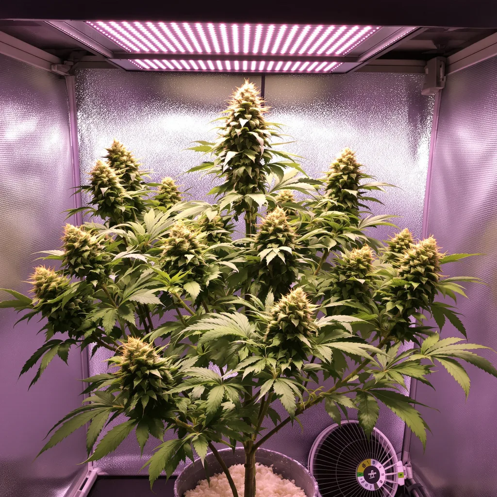Strawberry Diesel cannabis plant in flowering stage — 150 cm (150 cm) feminised