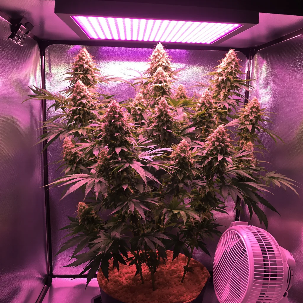 Strawberry Gary cannabis plant in flowering stage — 120-180 cm feminised
