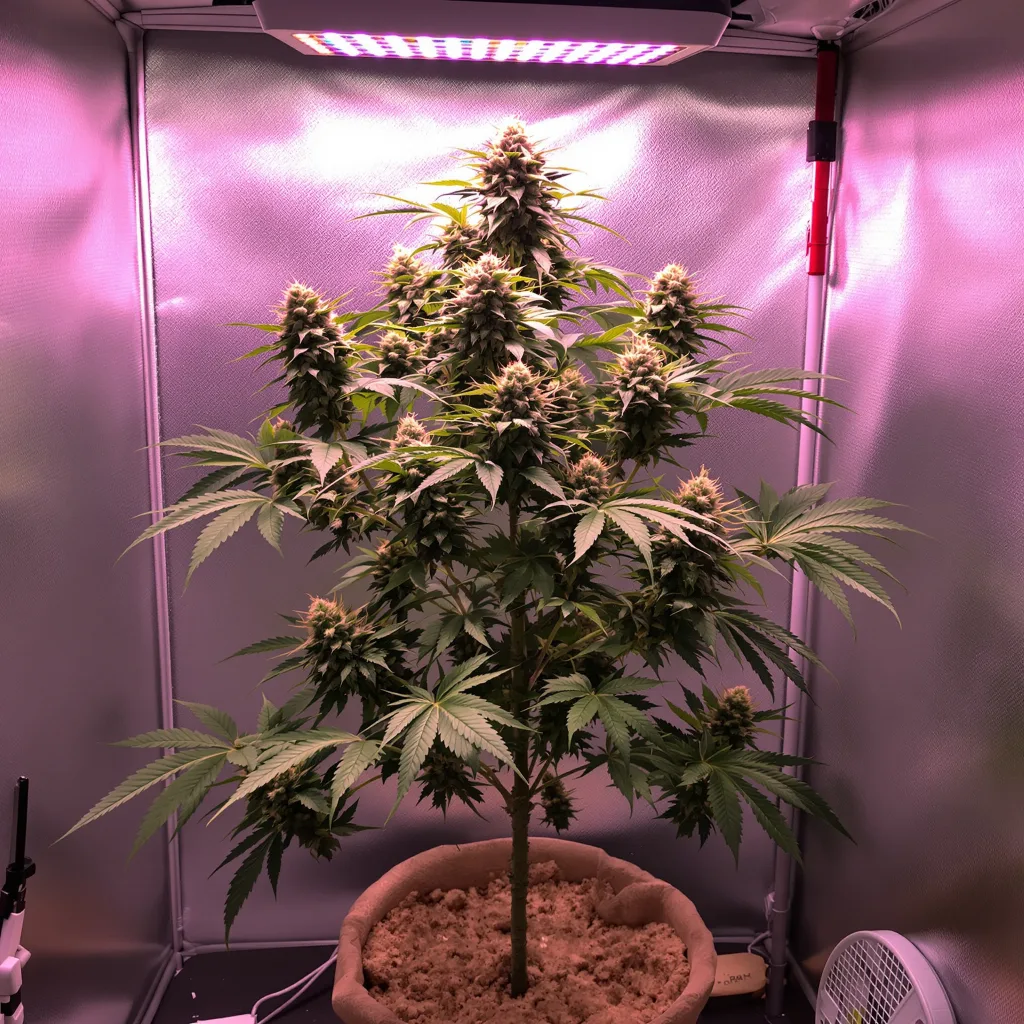 Sugar Shack cannabis plant in flowering stage — 90-130 cm feminised