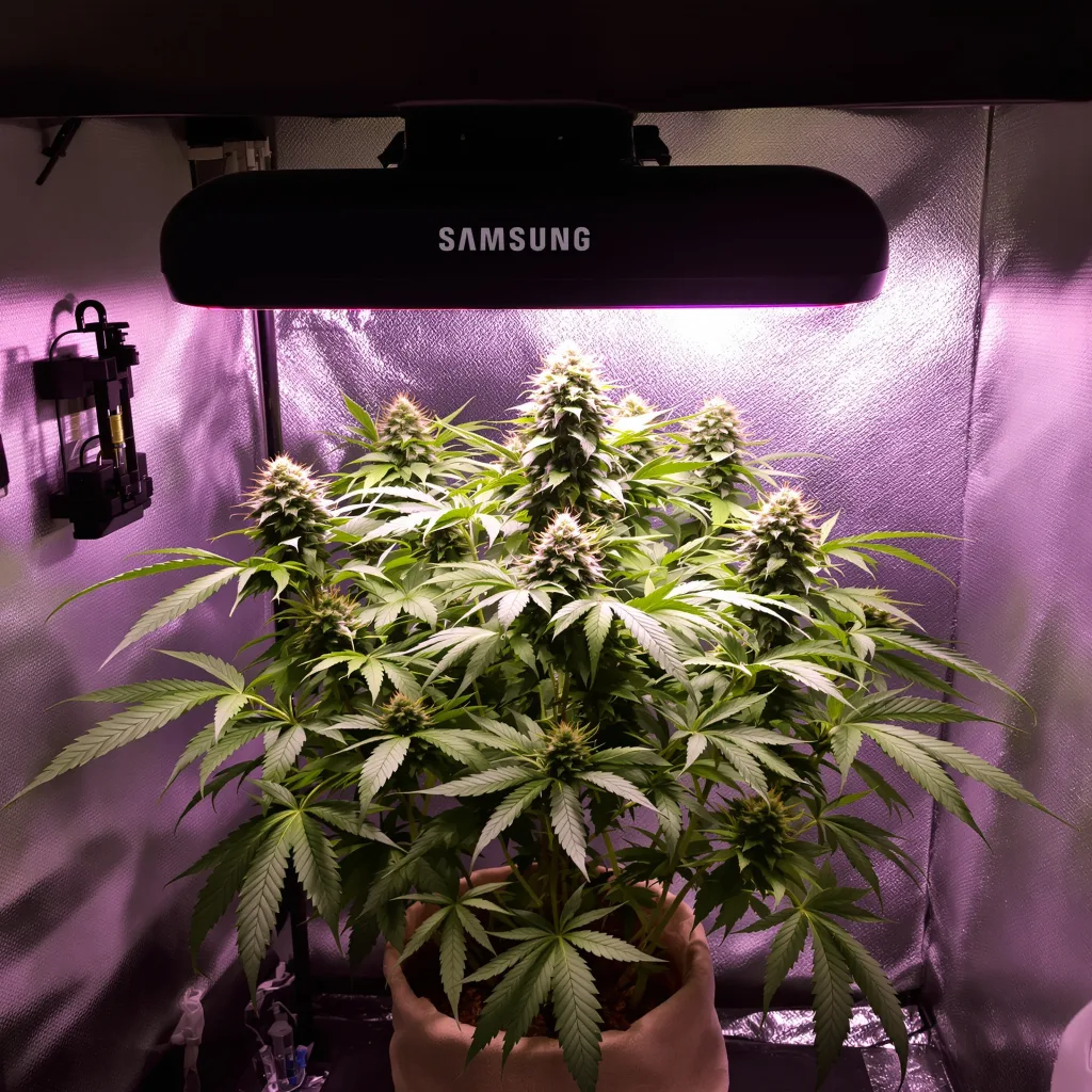 Super Blue Dream cannabis plant in flowering stage — 90-130 cm feminised