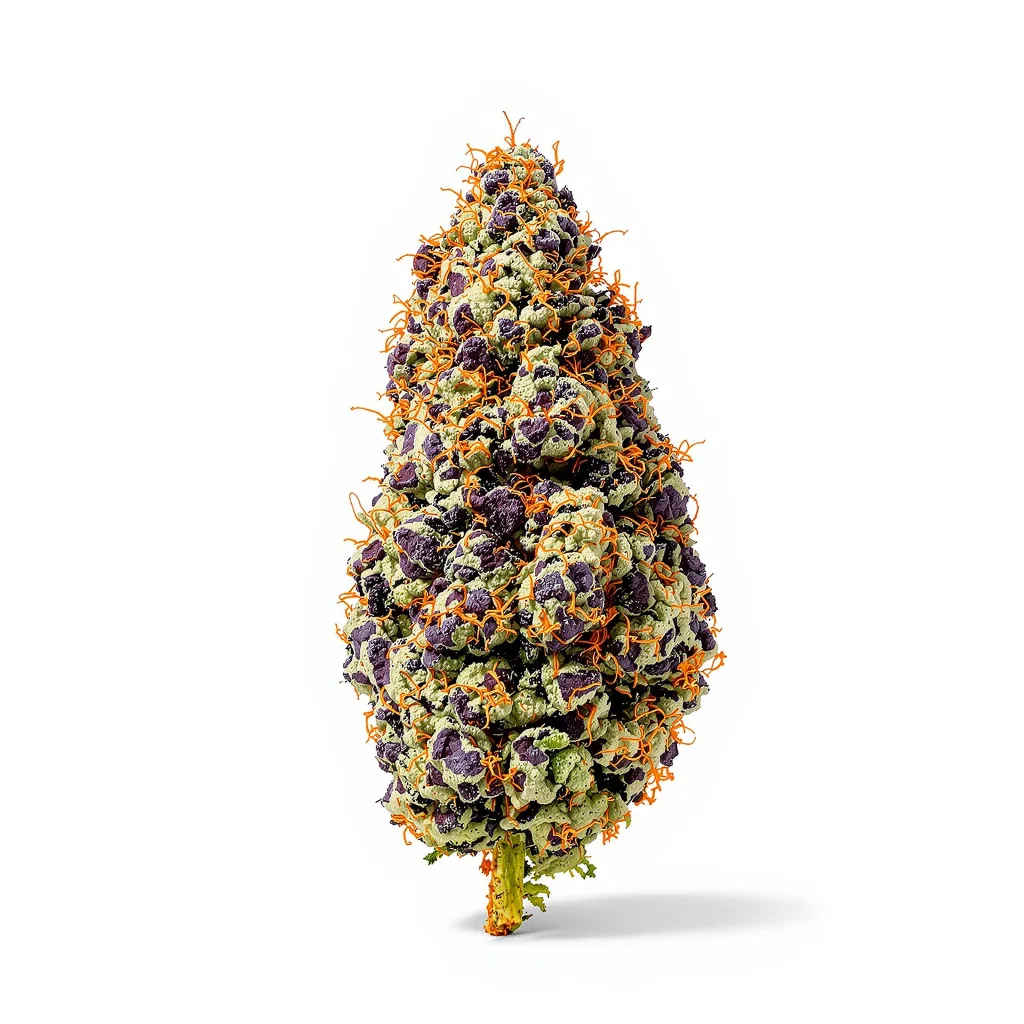 Super Bud 78% indica / 22% sativa flower with visible trichomes